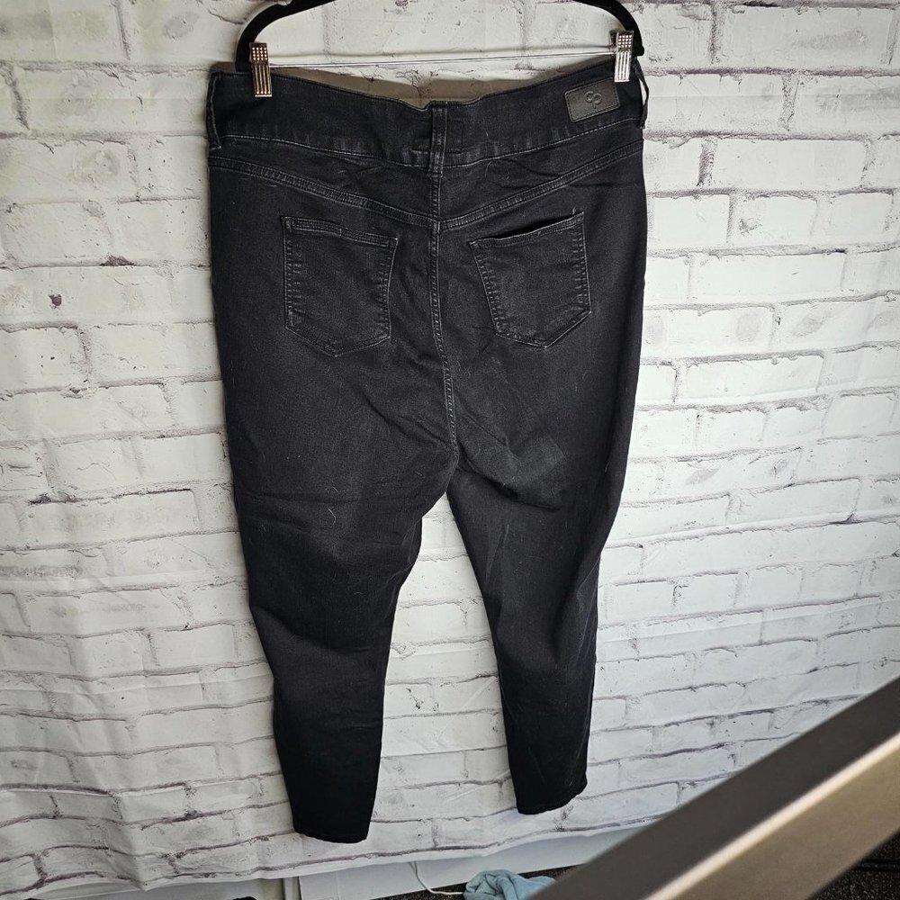 Celebrity Pink Black High Rise Jeans Size 18 - Picture 2 of 6